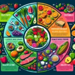 Balanced diet plan illustration