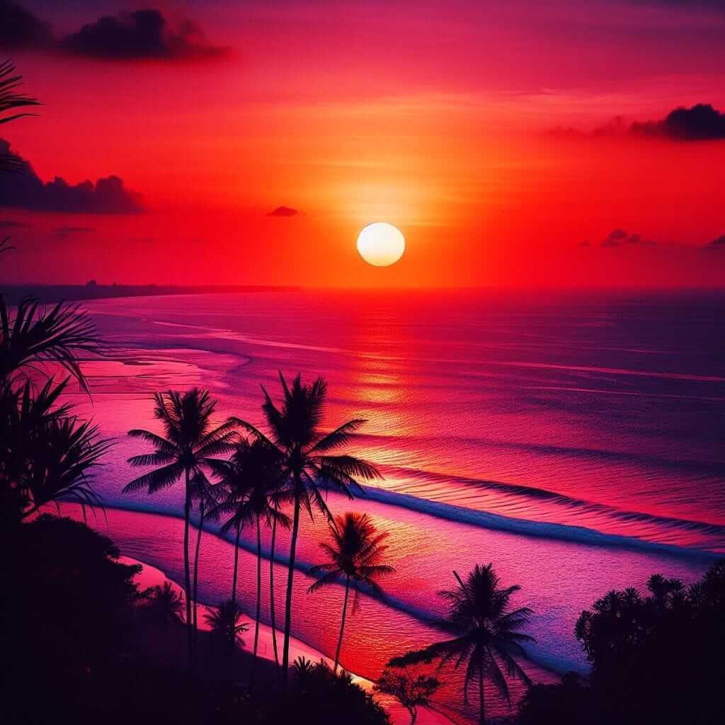 Breathtaking Bali Sunset