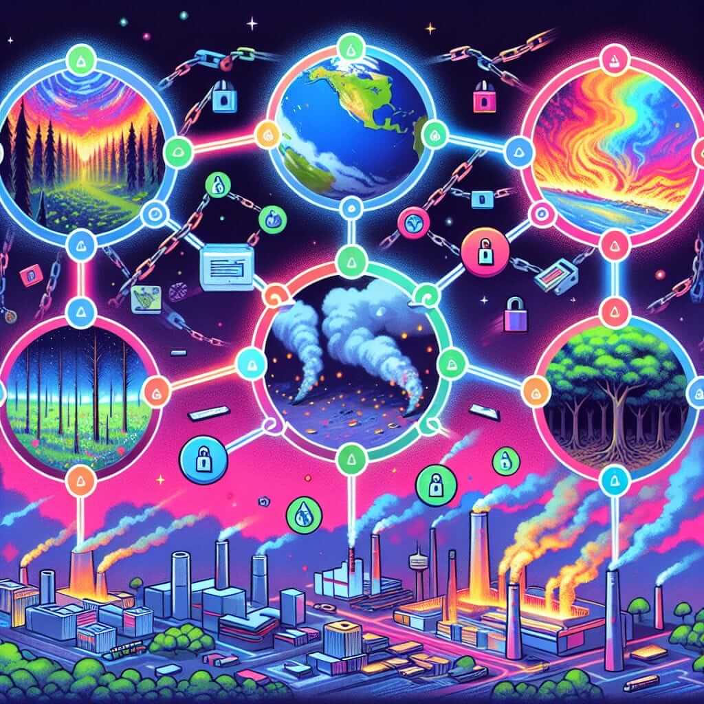 Diagram of Blockchain for Environmental Monitoring