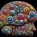 Brain with Cogs and Gears