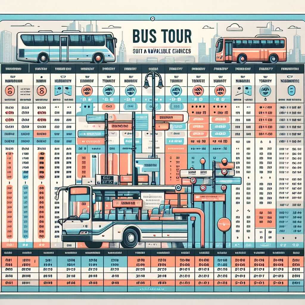 bus tour schedule