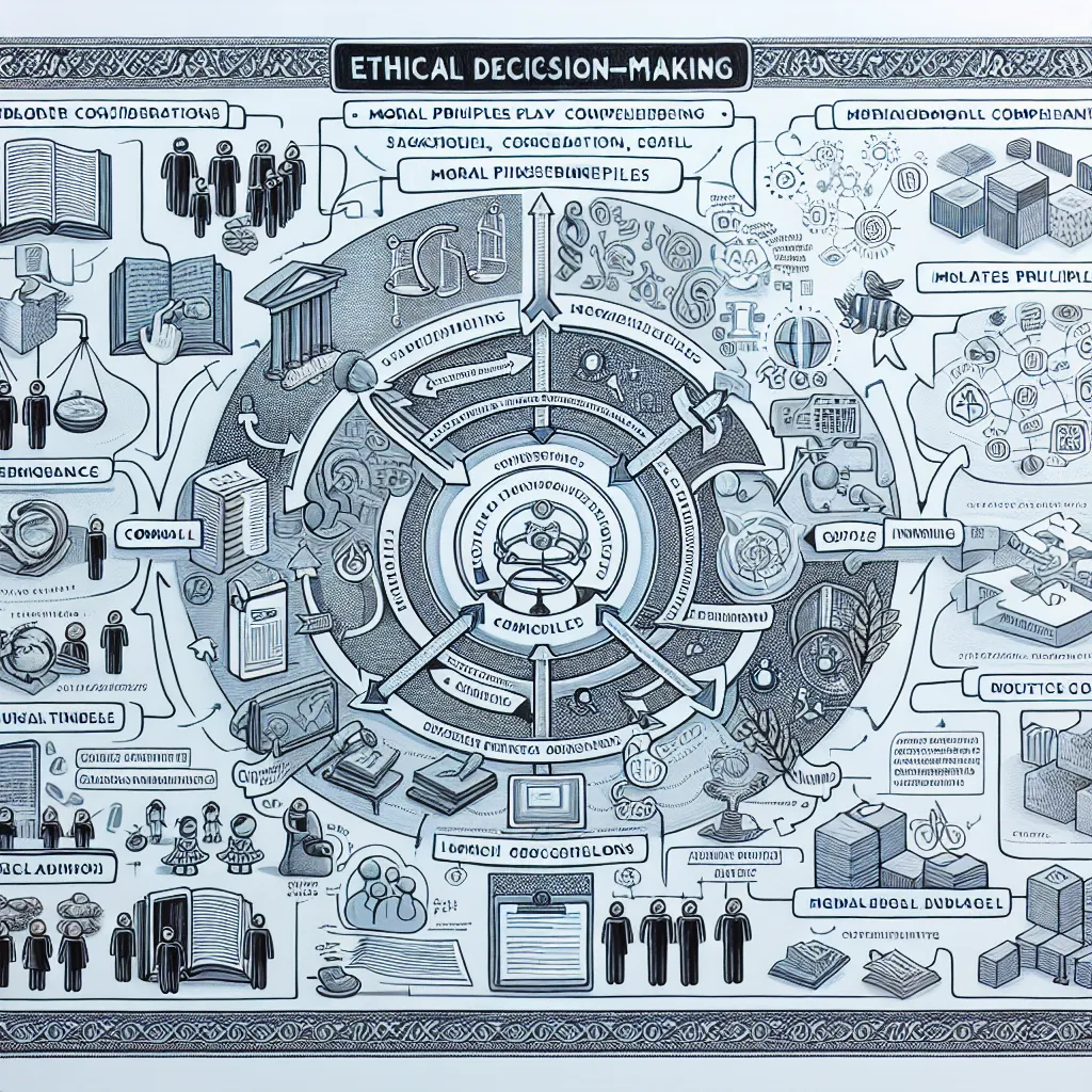 Business Ethics Decision-Making Diagram