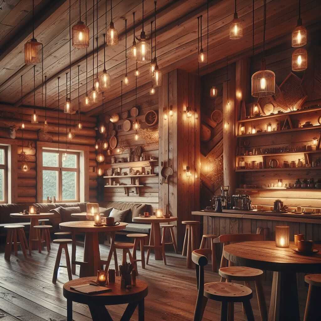 cozy cafe for socializing