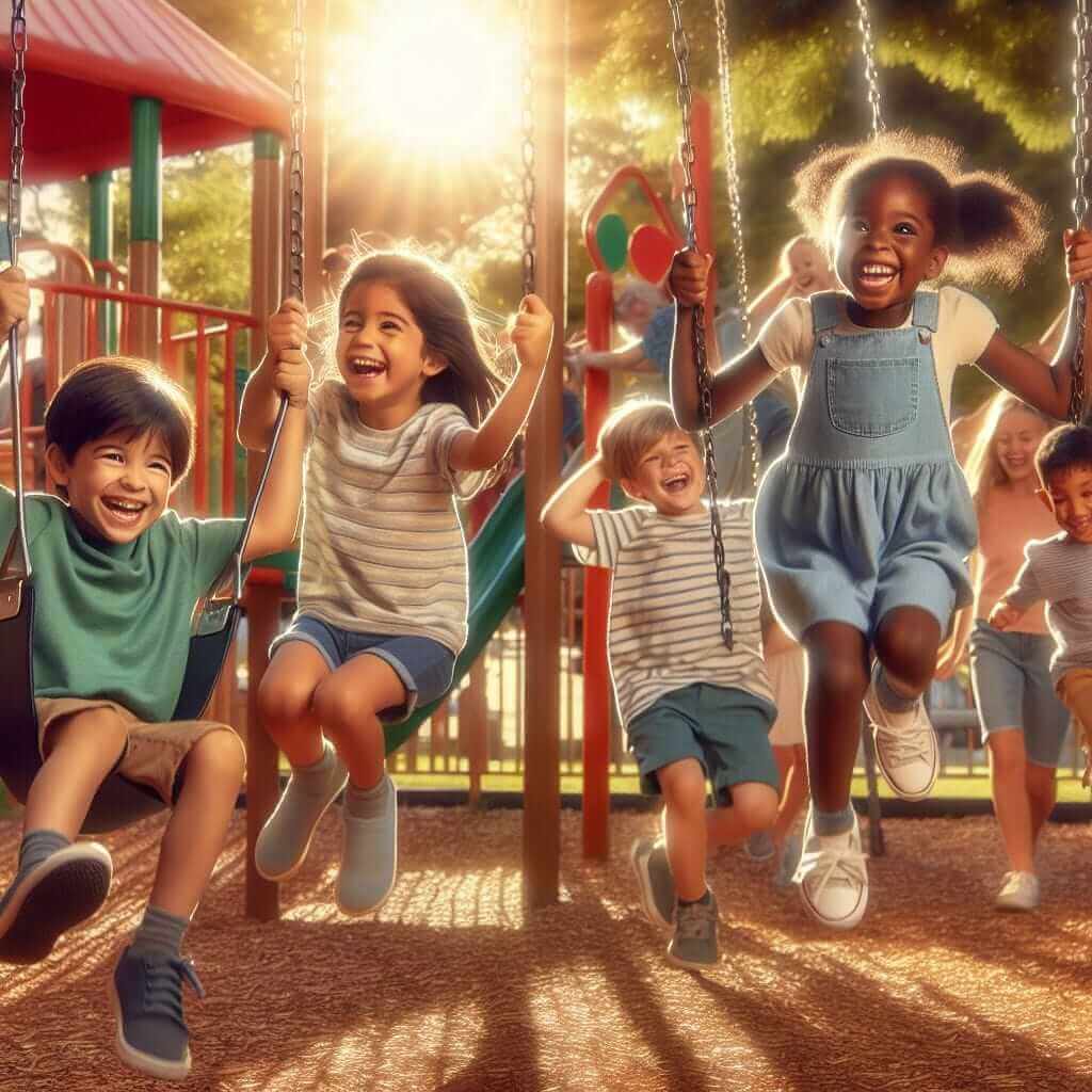 Children Playing in Park