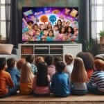 Children Watching Advertisements