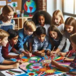 Children working together on a project