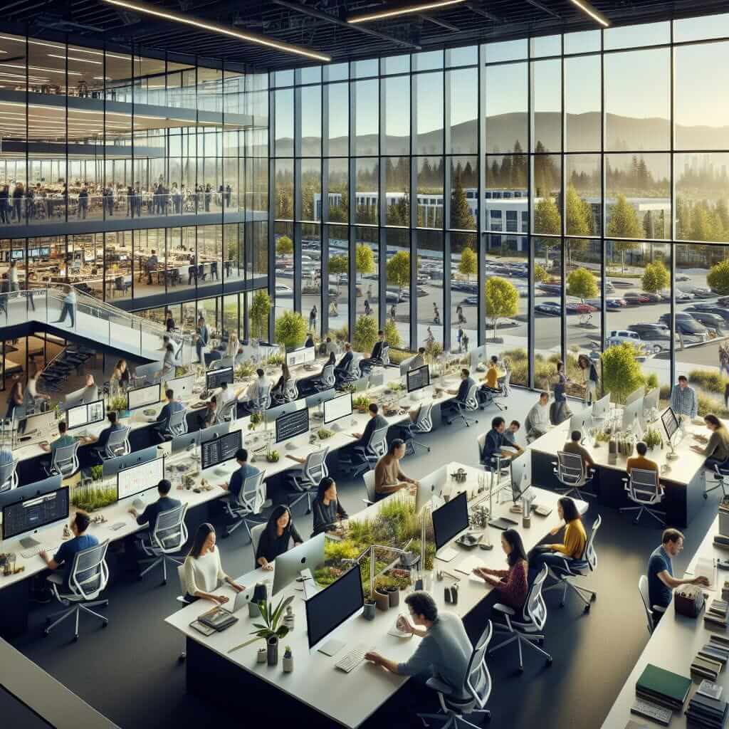 Modern Office in Silicon Valley