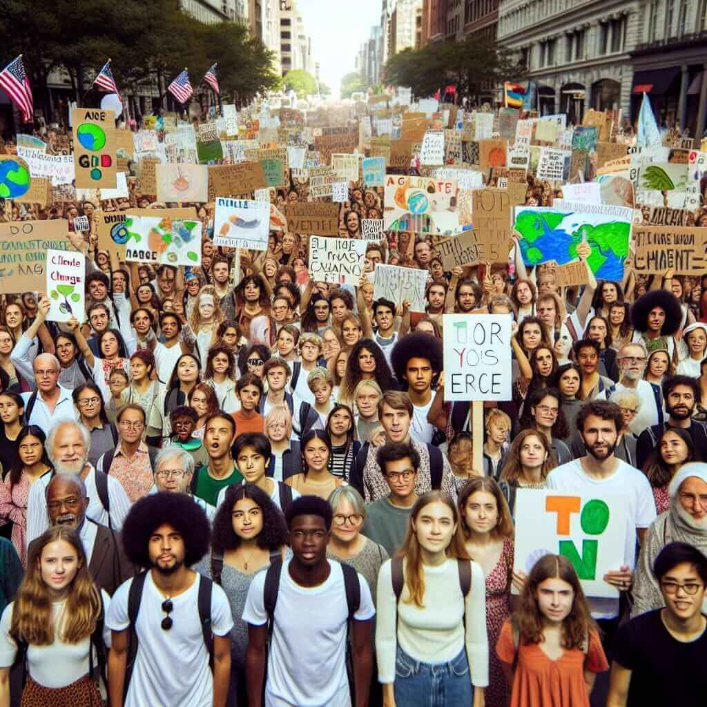 climate change protest