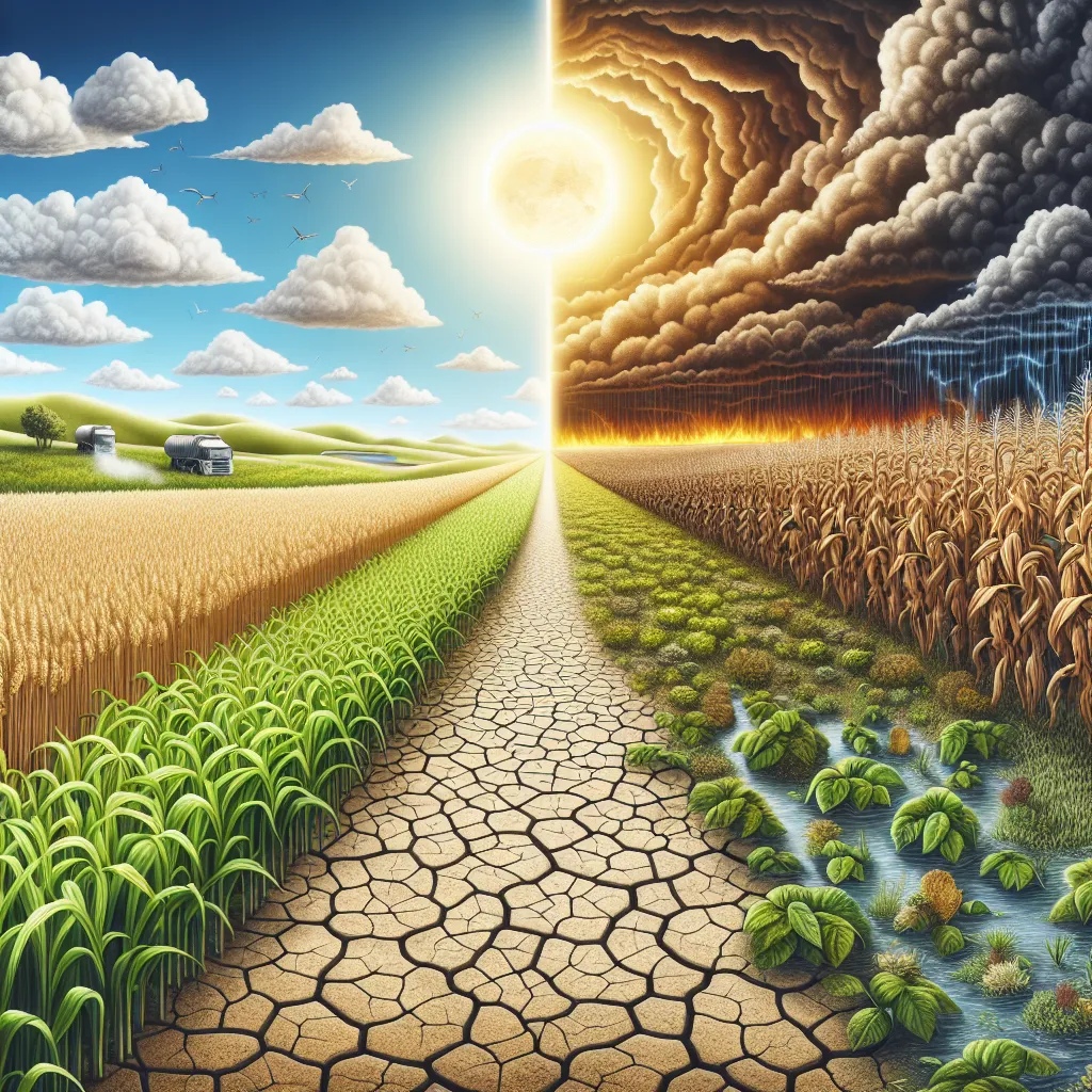 Climate change impact on agriculture