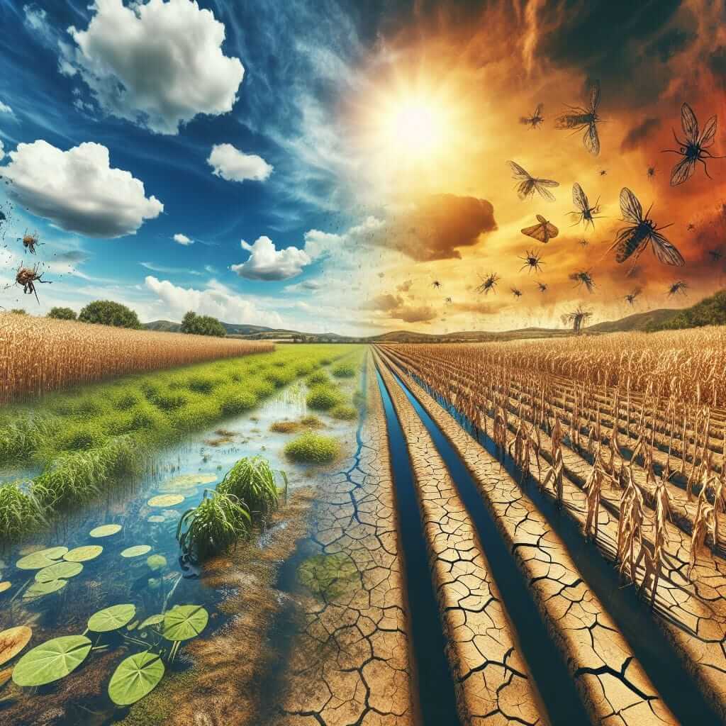 Climate Change Impact on Crops