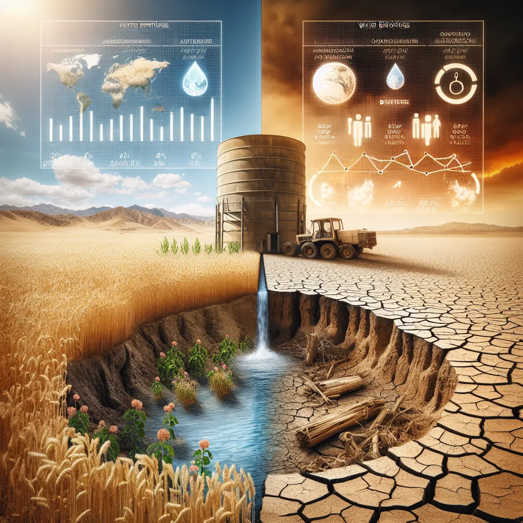 Climate change impact on food and water security