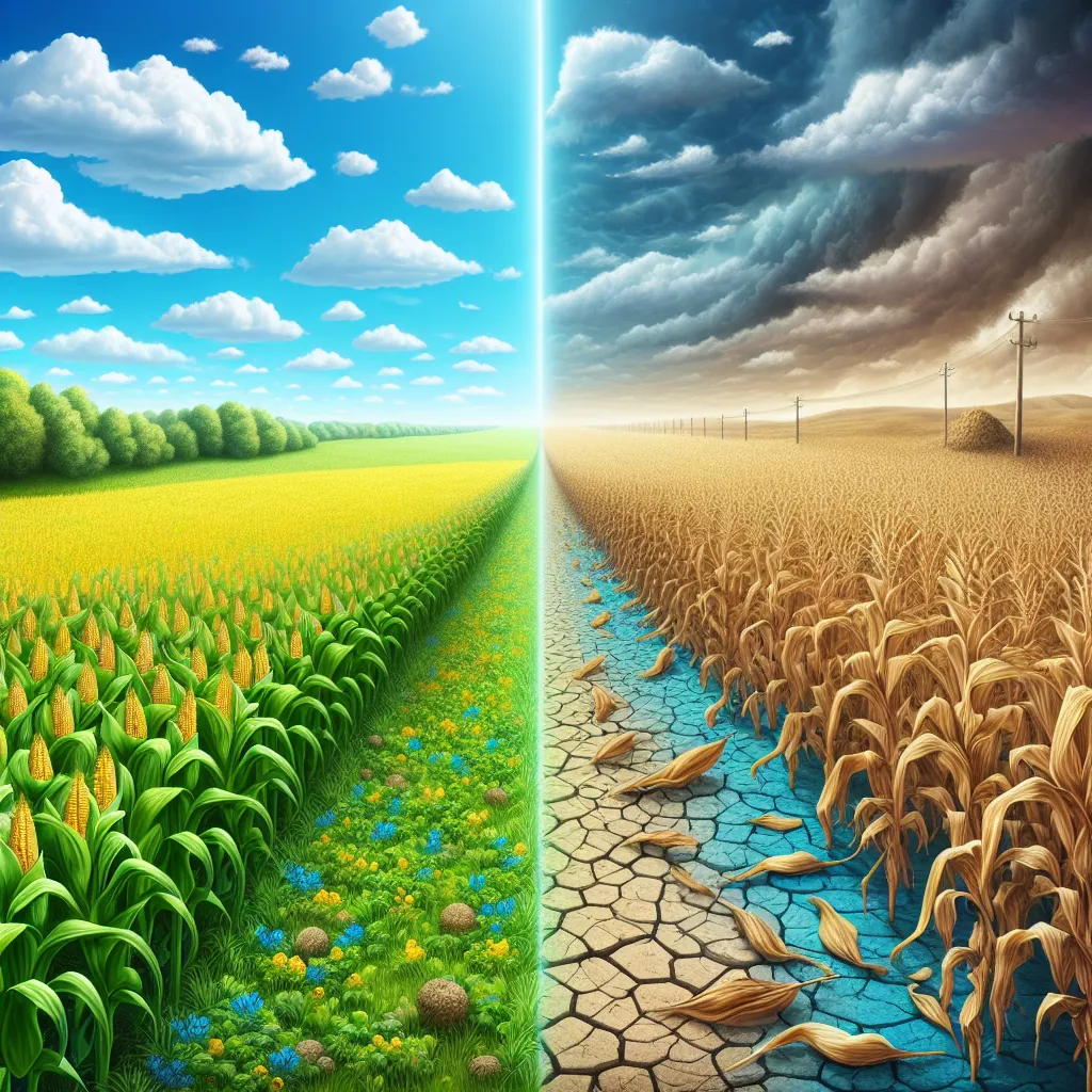 Climate change impact on agriculture