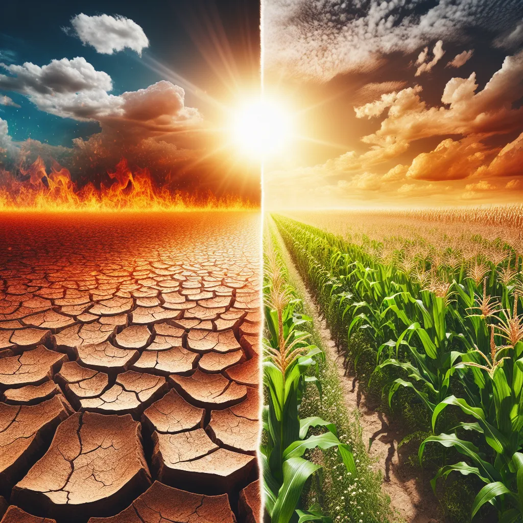 Climate change impact on agriculture