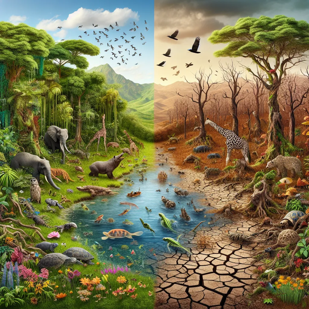 Climate change effects on biodiversity