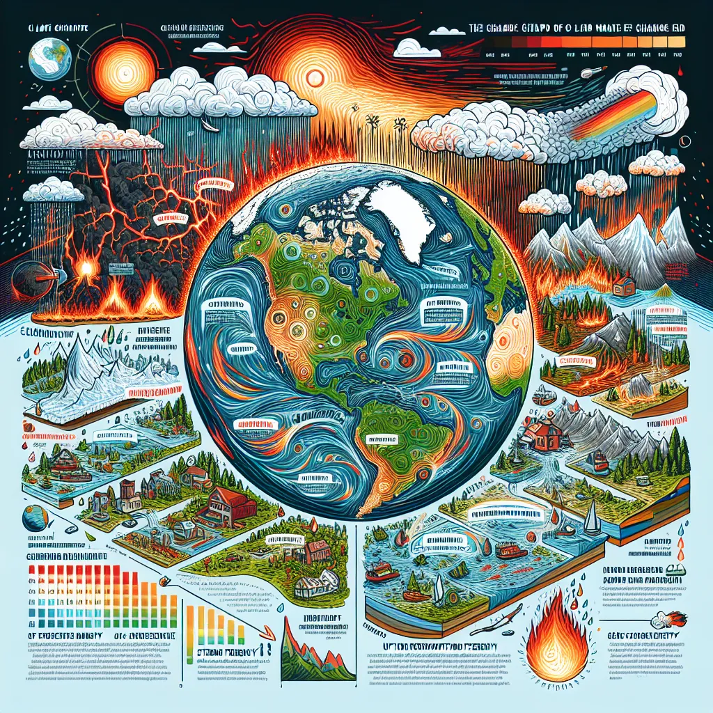 Climate change effects on weather