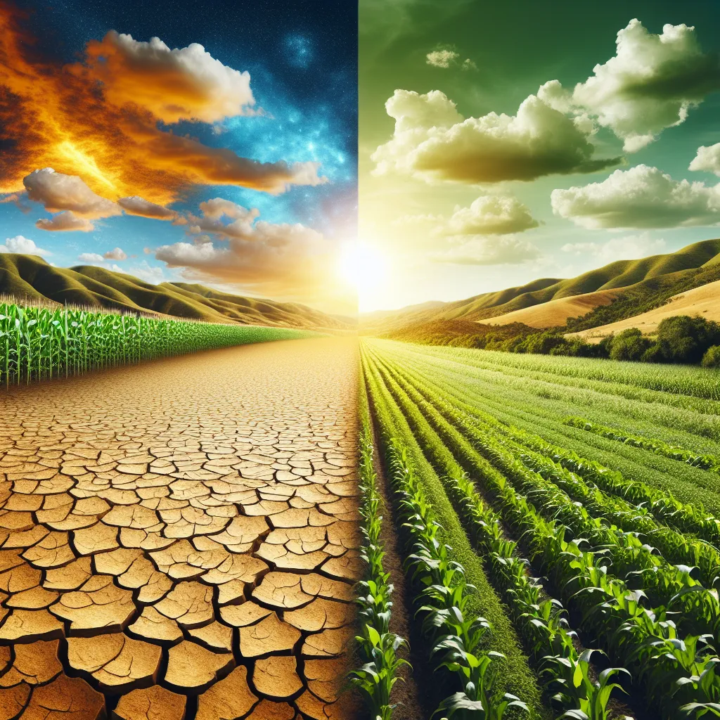 Climate change affecting food production