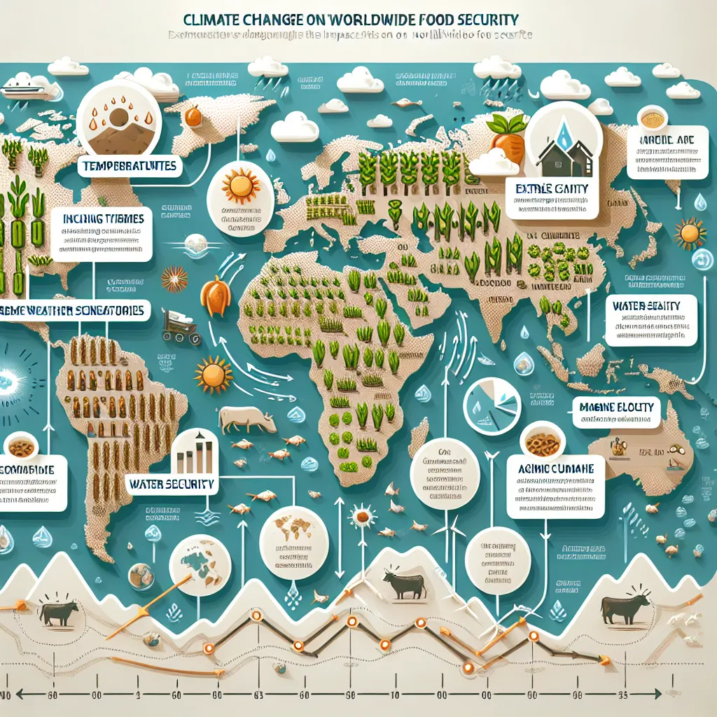 Climate change impact on food security