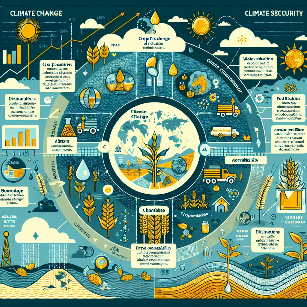 Climate change impact on food security