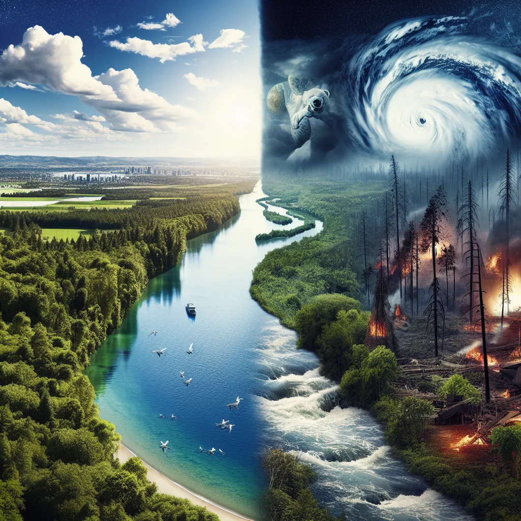 Climate change impact on natural disasters