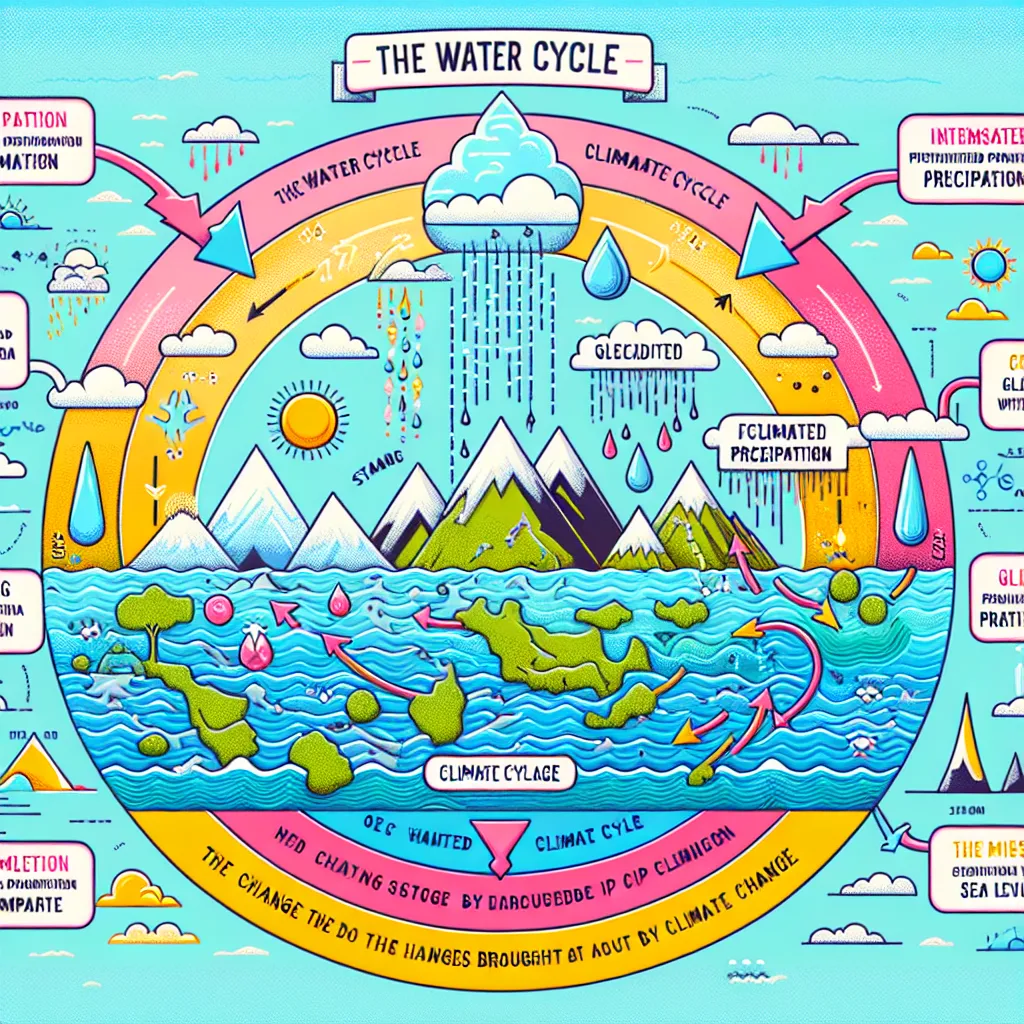 Climate change impact on water cycle