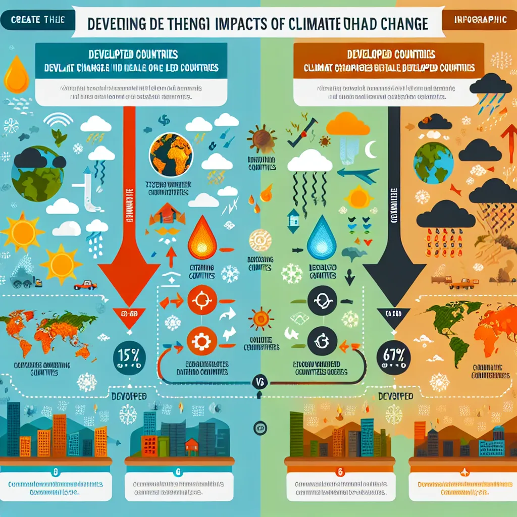 Climate change effects on global inequality