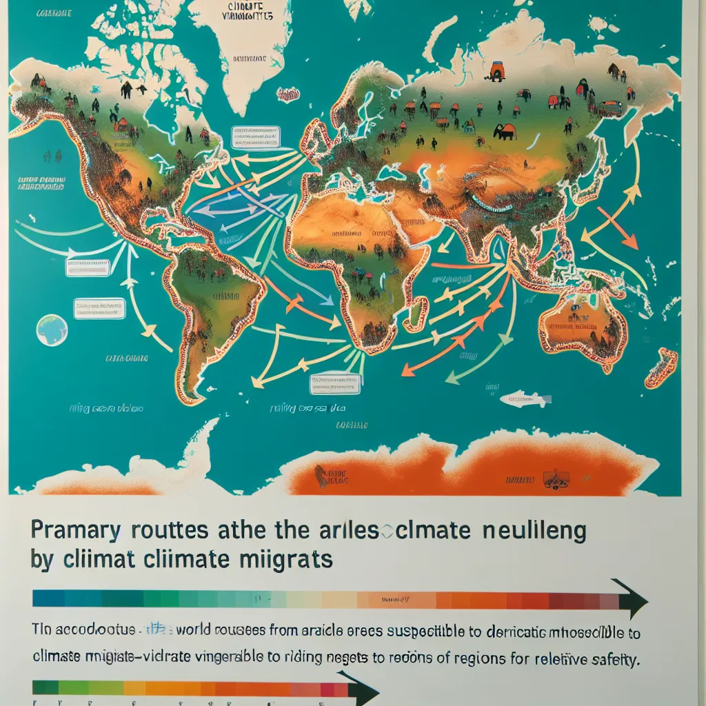 Climate change impact on migration