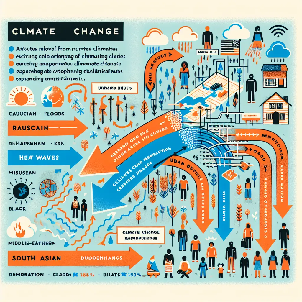 Climate Change Migration Infographic