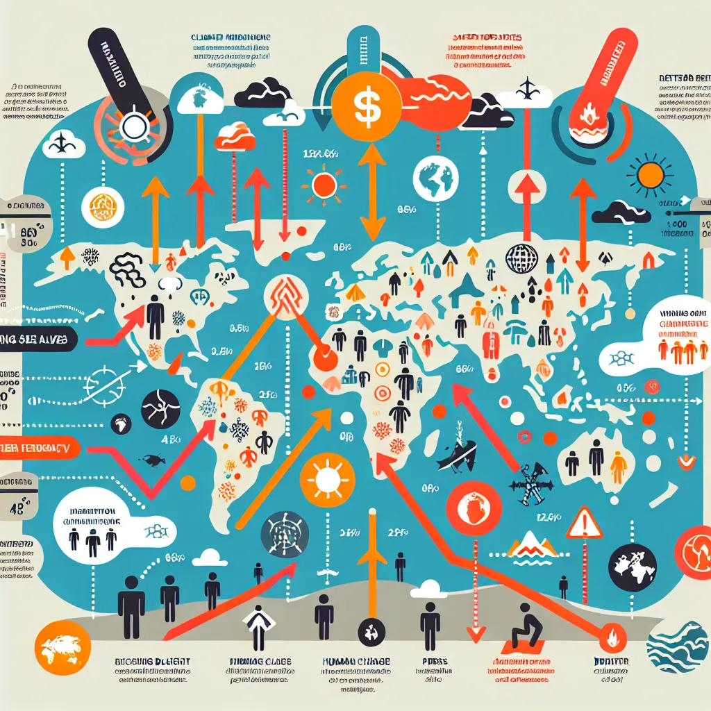 Climate Change Migration Infographic