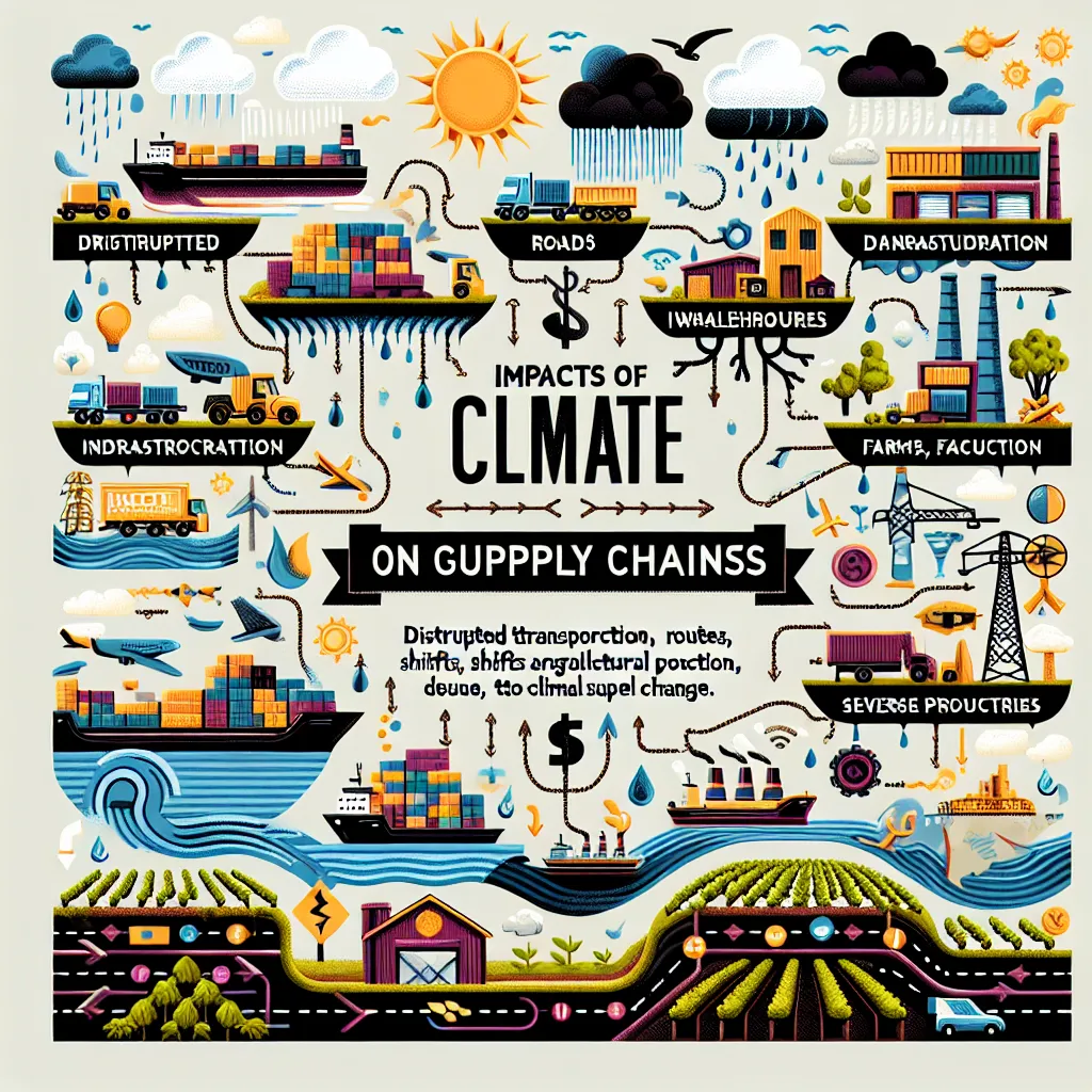 Climate change impact on supply chains