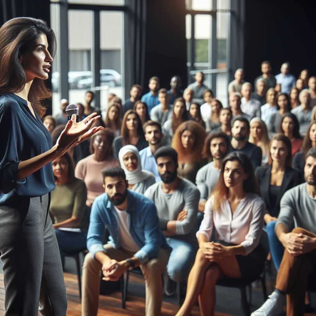 Confident Public Speaker