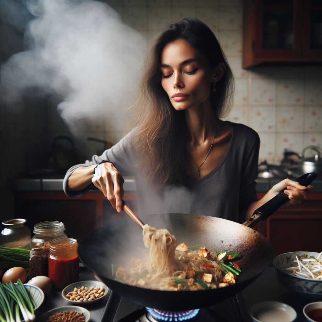 Cooking Pad Thai