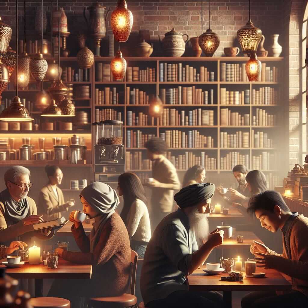 Cozy coffee shop