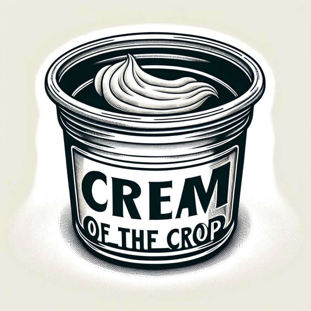 cream of the crop illustration