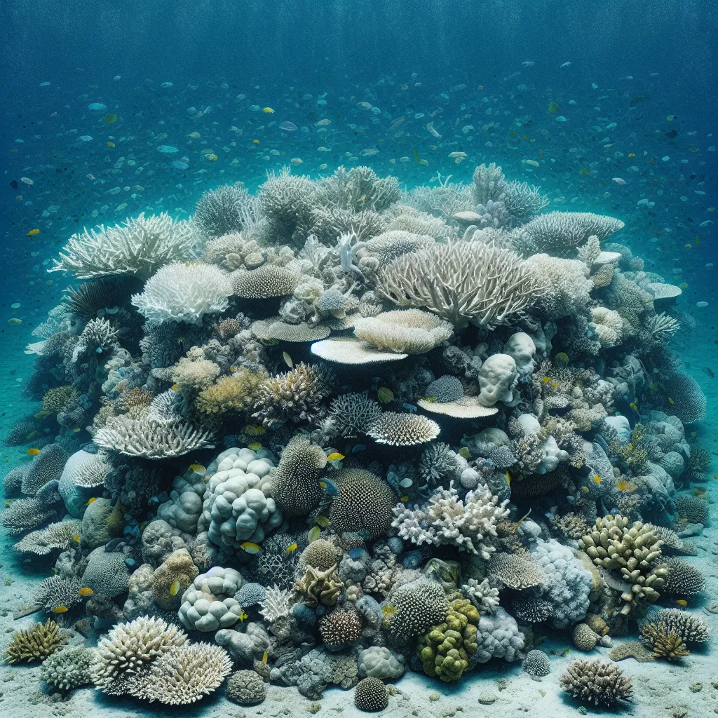 coral reef damage