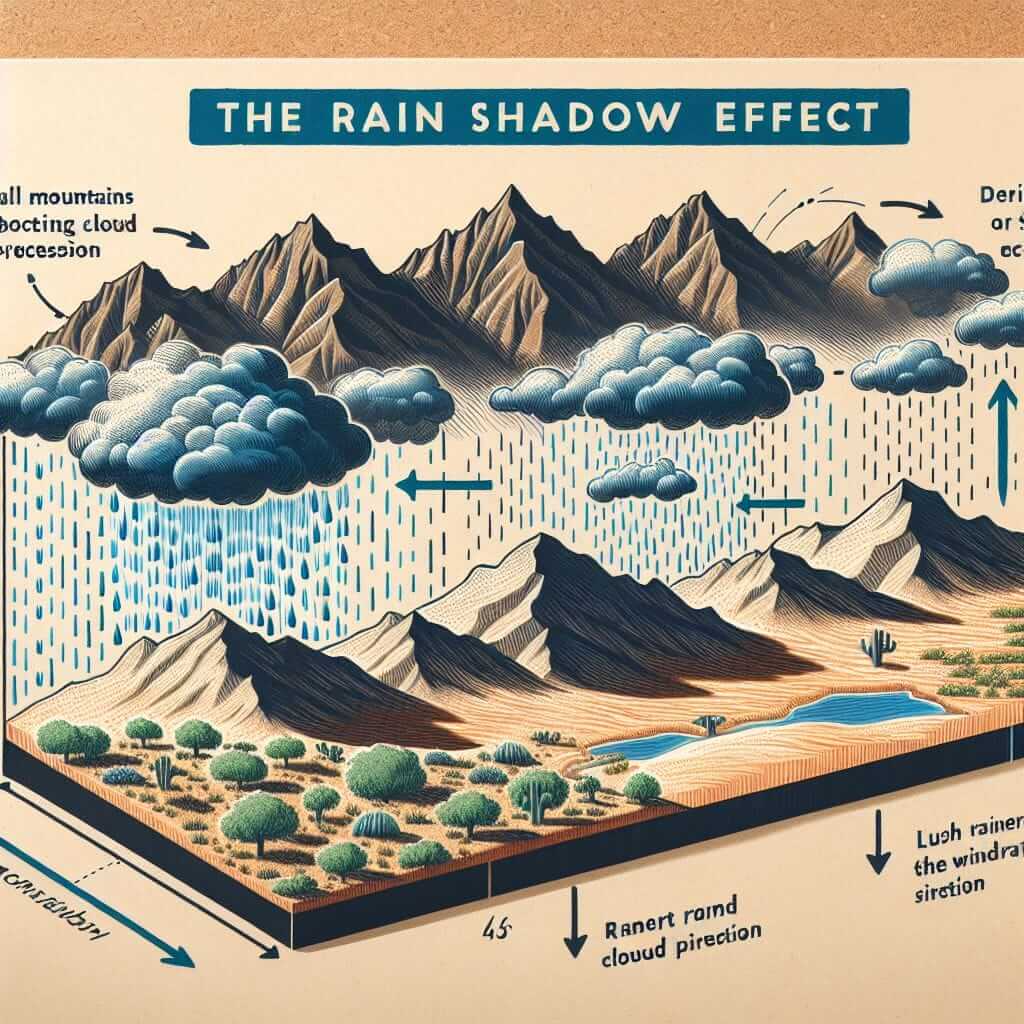 rain shadow effect diagram