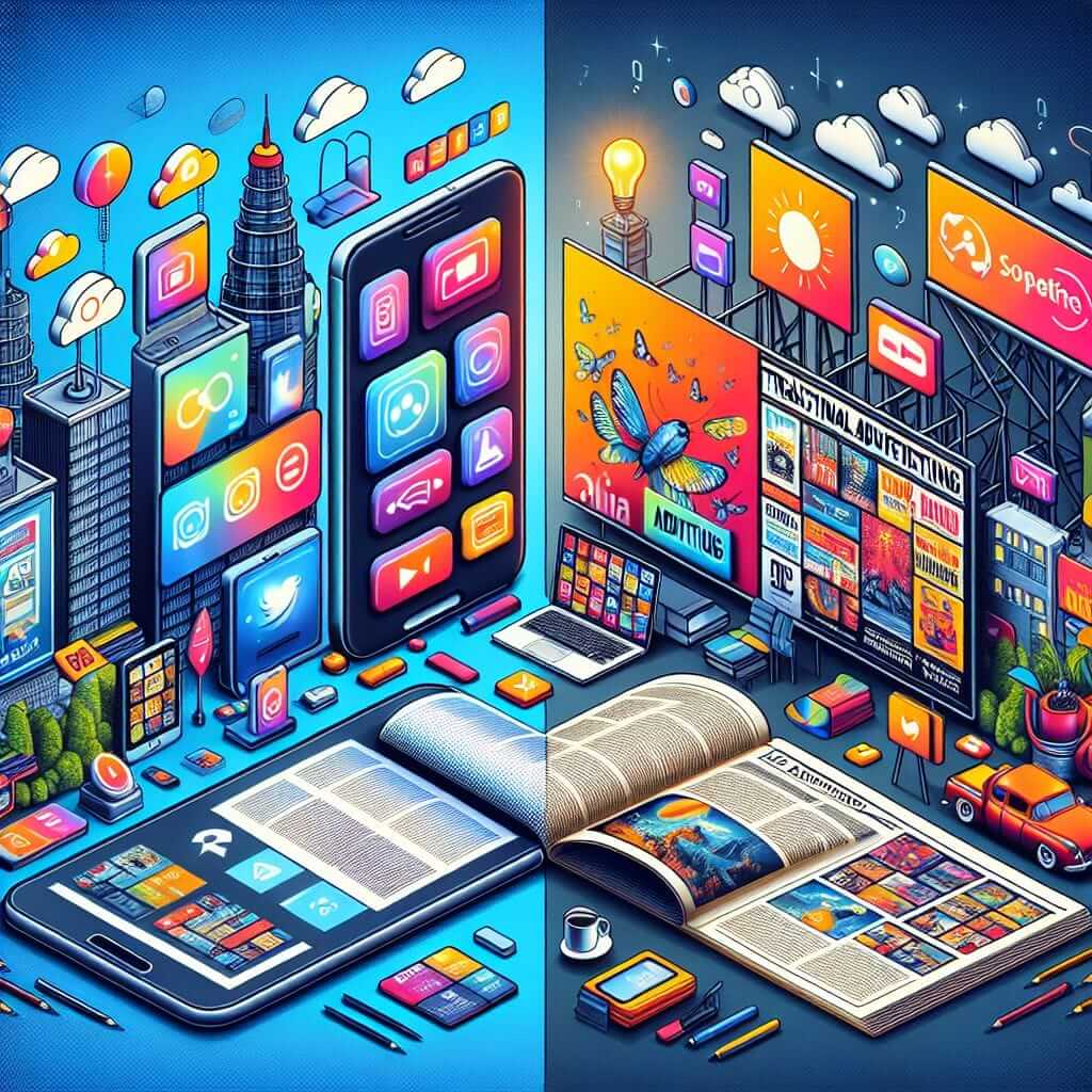 Digital Advertising vs Traditional Advertising