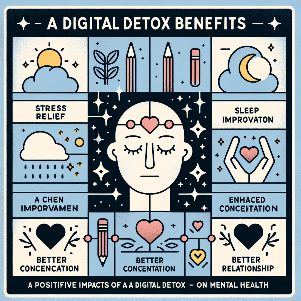 Digital Detox Benefits Infographic