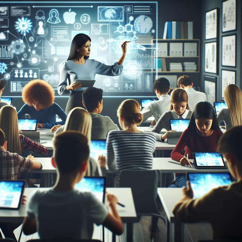 Modern digital classroom