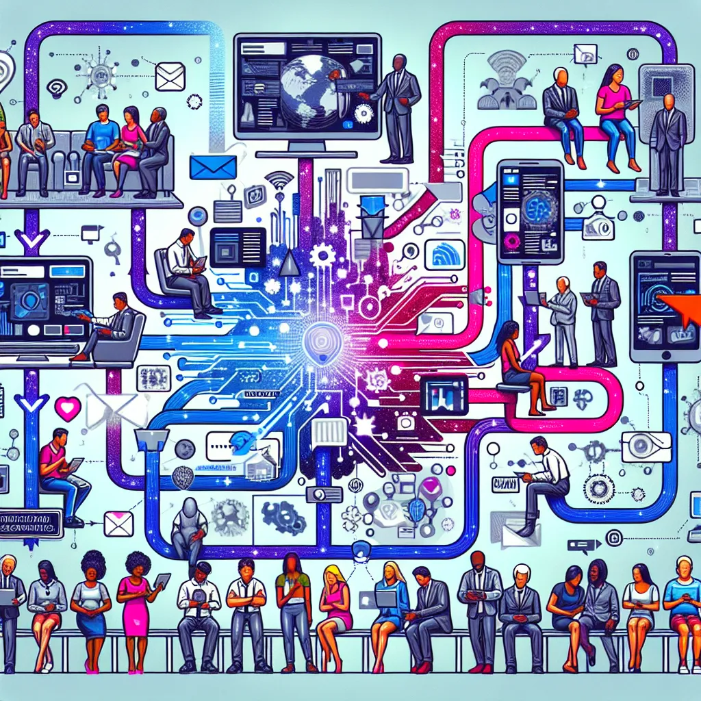 Digital marketing information flow