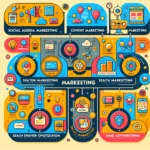 Digital marketing strategies infographic