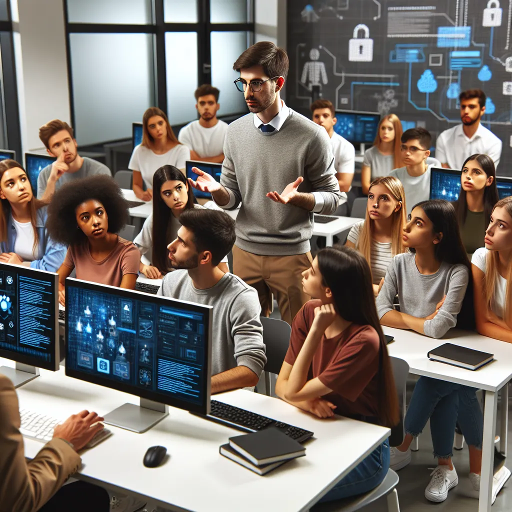 Digital security education in schools