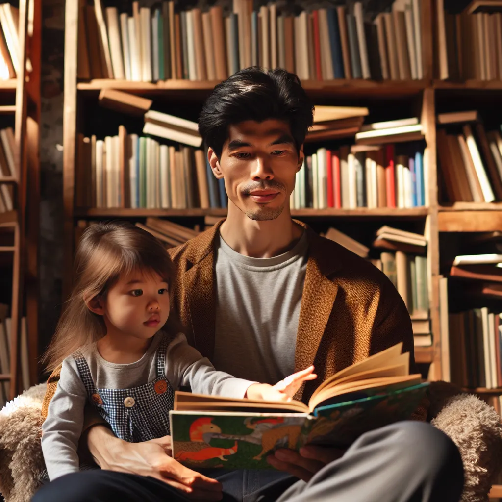 Parent reading to child