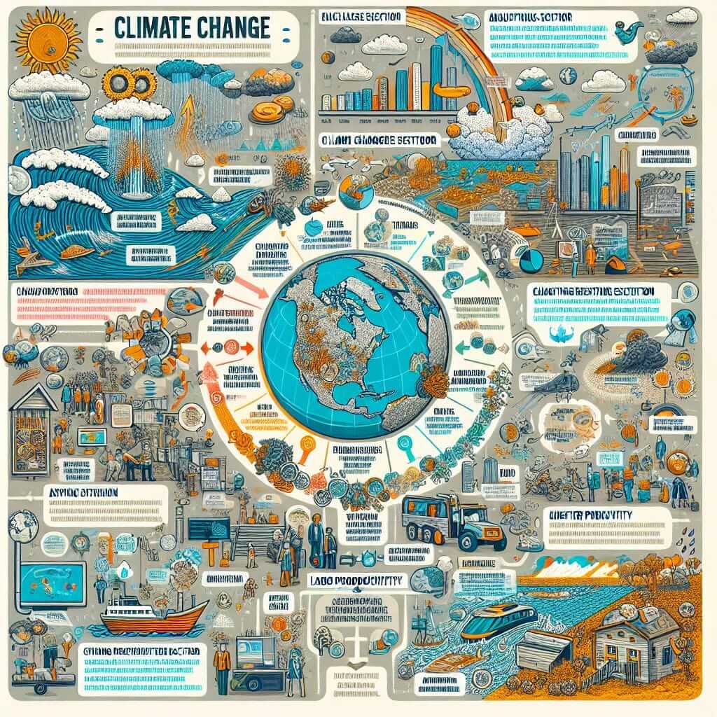 Global economic systems affected by climate change