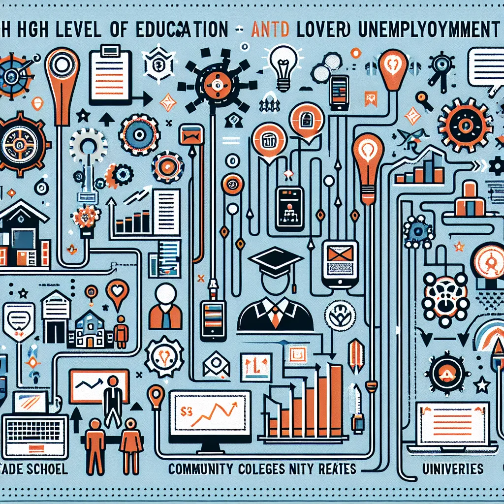 Education reducing unemployment