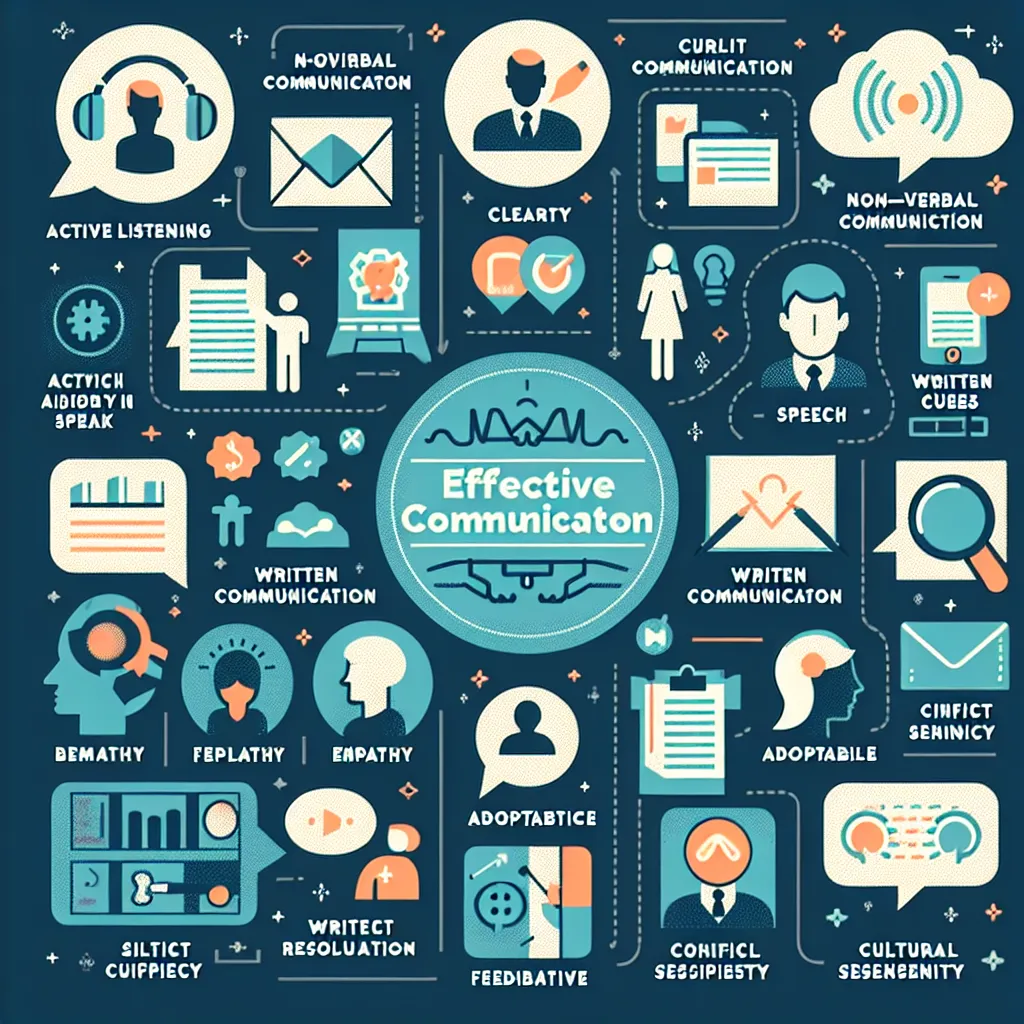 Effective communication skills diagram