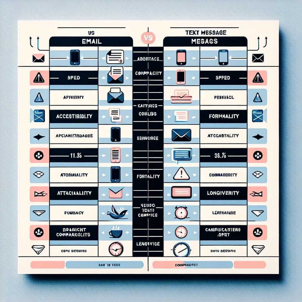 Email vs. Text Message