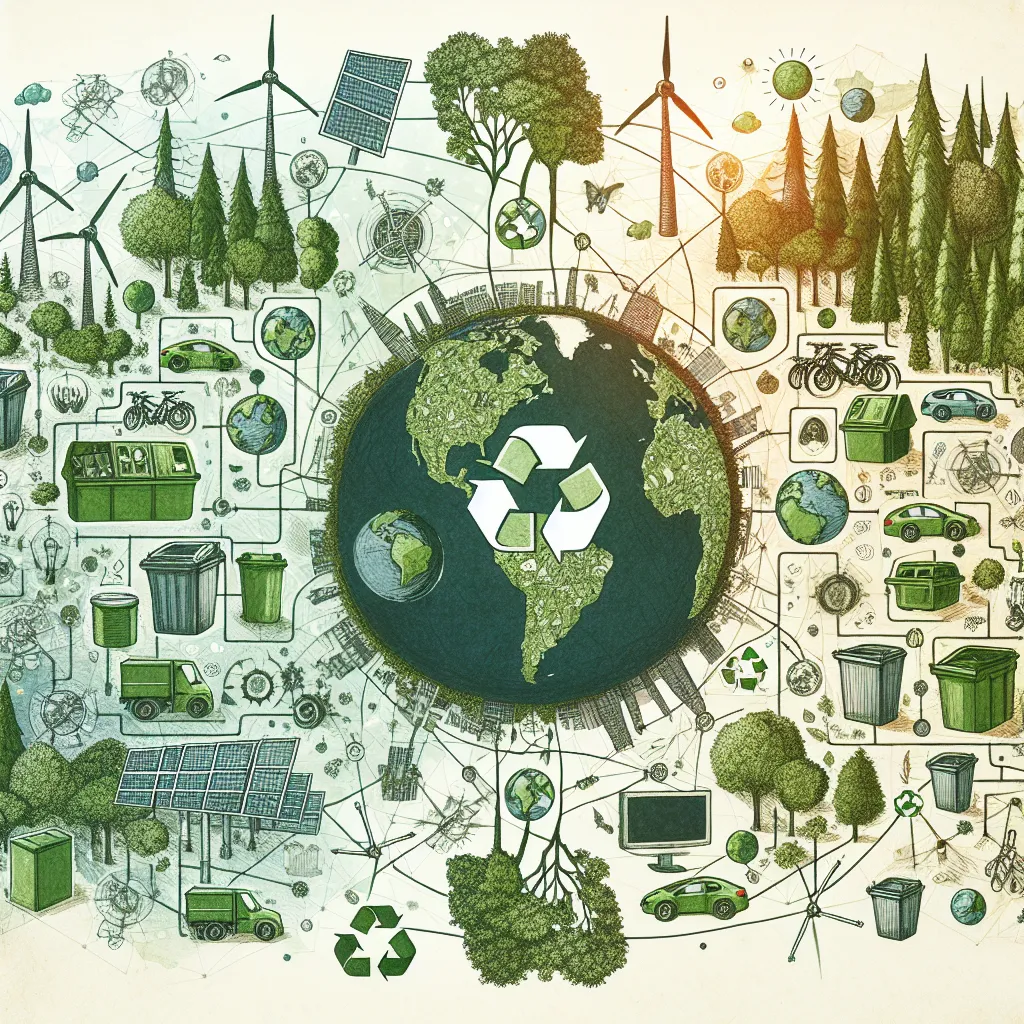 Environmental sustainability concept