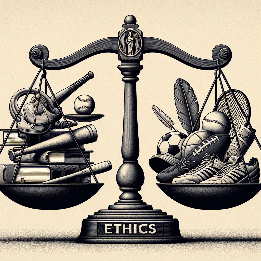 Ethics in Sports Concept