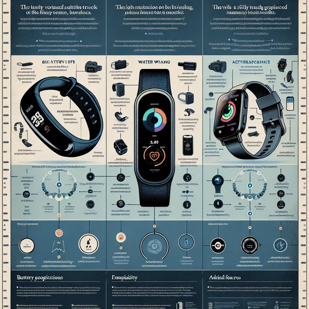 Comparison of fitness trackers