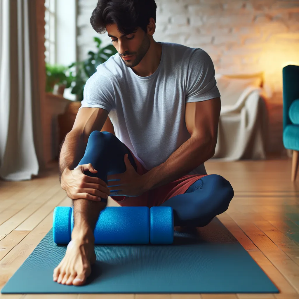 Foam rolling demonstration